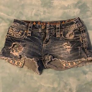 Rock revival blue jeans